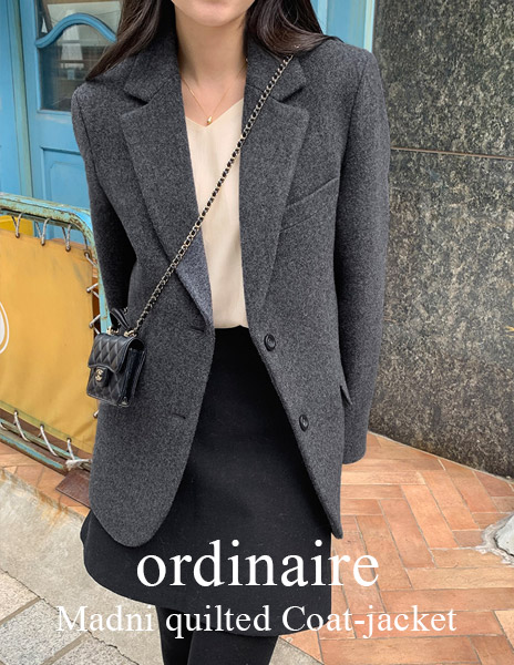 [ordinaire] 뉴 마드니 누빔 코트자켓 (2color)