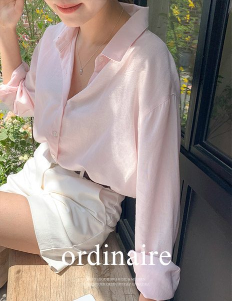 [ordinaire] 썸머 니스 셔츠 (4color/아이보리 단독주문시당일발송)
