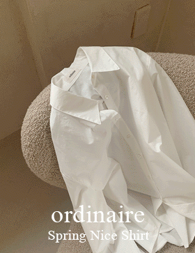 [ordinaire] 스프링 니스 셔츠 (4color/단독주문시당일발송/소진시품절)