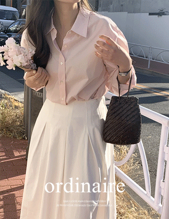 봄신상💗[ordinaire] 니스 코튼 셔츠 (6color/라이트옐로우 단독주문시당일발송)(봄하객룩 추천)
