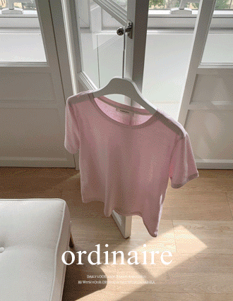 반팔티💙 [ordinaire] 모아니 티셔츠 (5color/아이보리 제외 단독주문시당일발송)(반팔티 추천)