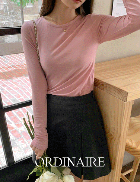 [ordinaire] 라이트 티셔츠 (5color/코코아,핑크 제외 단독주문시당일발송)
