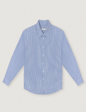[SRA] Stripe Shirt (blue/단독주문시당일발송)